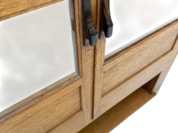 Art Deco Modernist Cabinet by Anton Lucas for N.V. Meubelkunst Leiden, 1920s